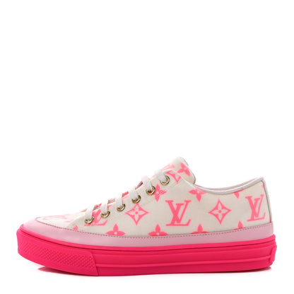 Louis Vuitton Technical Fabric Monogram Stellar Sneakers 36.5 Rose Pop 1 of 8