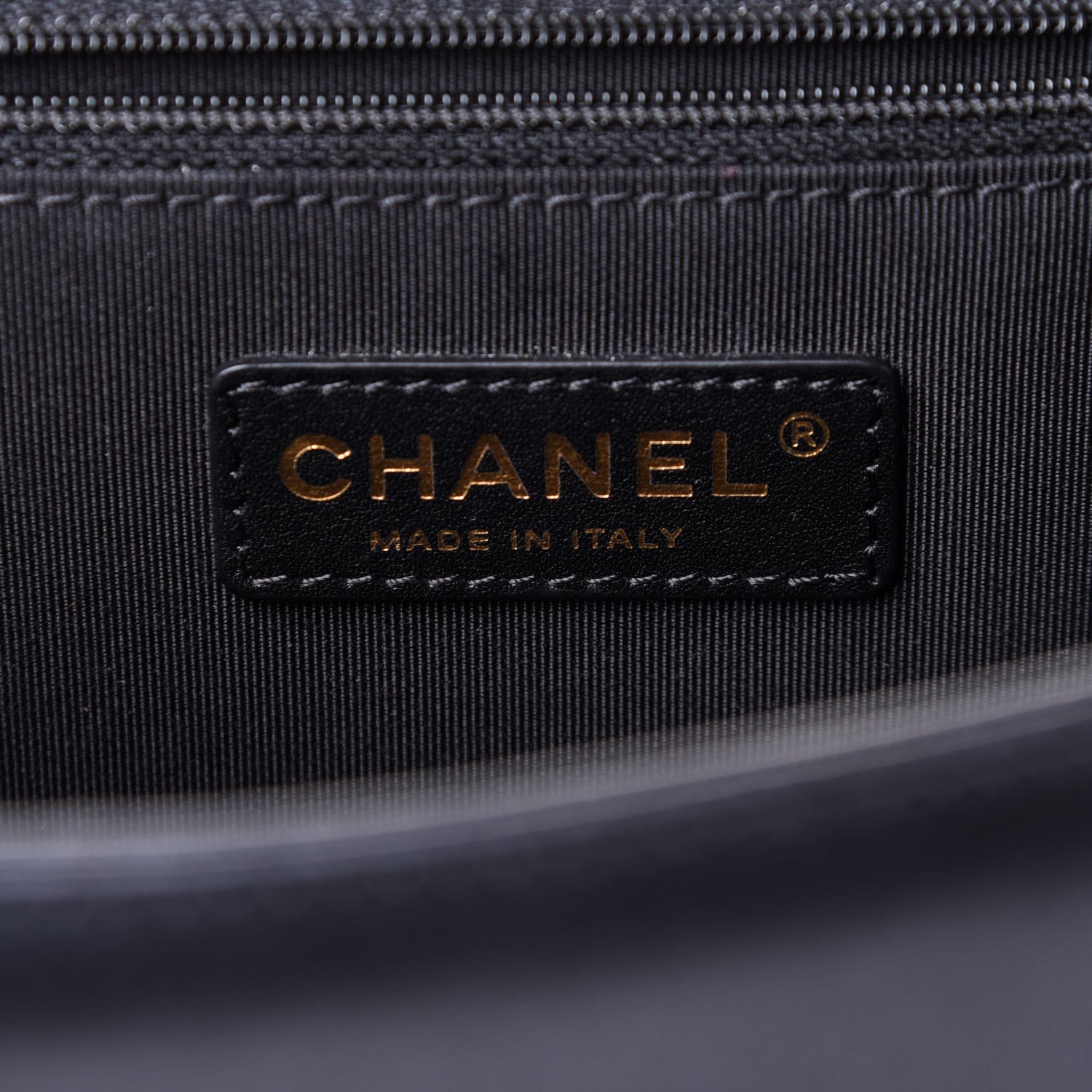 Chanel Lambskin Quilted Large Boy Flap Black 6 of 10