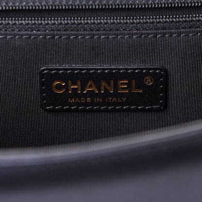Chanel Lambskin Quilted Large Boy Flap Black 6 of 10