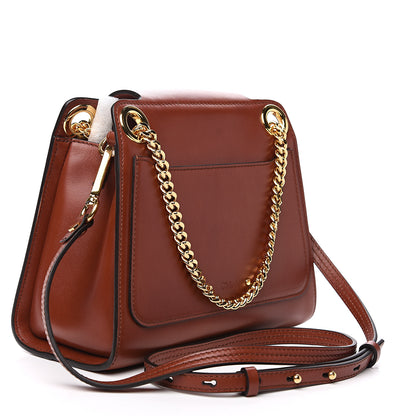 Chloe Shiny Calfskin Mini Annie Shoulder Bag Sepia Brown 2 of 7