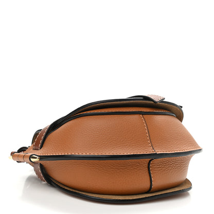 Loewe Grained Calfskin Mini Gate Crossbody Bag Caramel Pecan 4 of 9