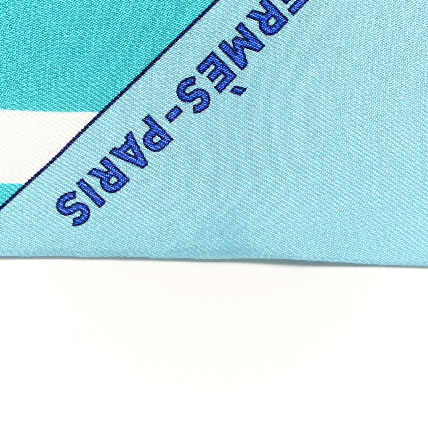Silk Le Jardin de la Maharani Twilly Bleu Glacier Turquoise