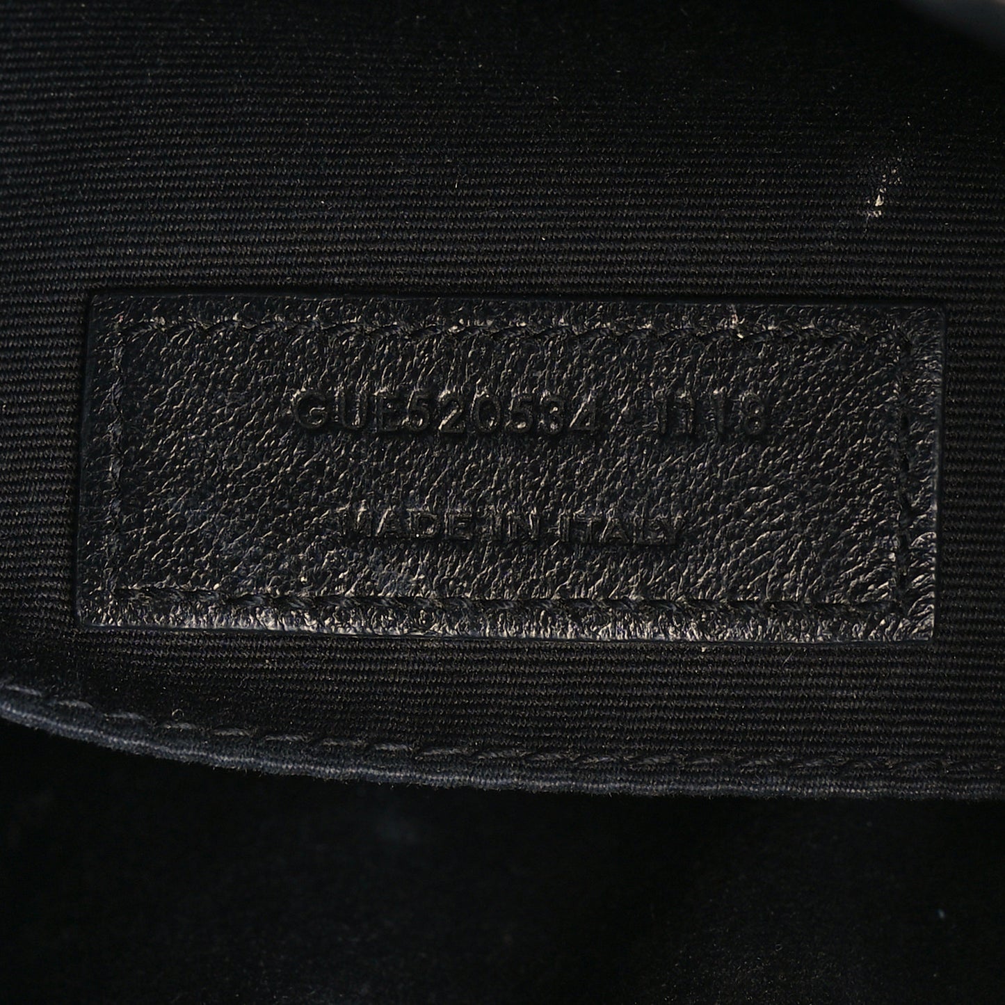 Calfskin Matelasse Monogram Lou Camera Bag Black