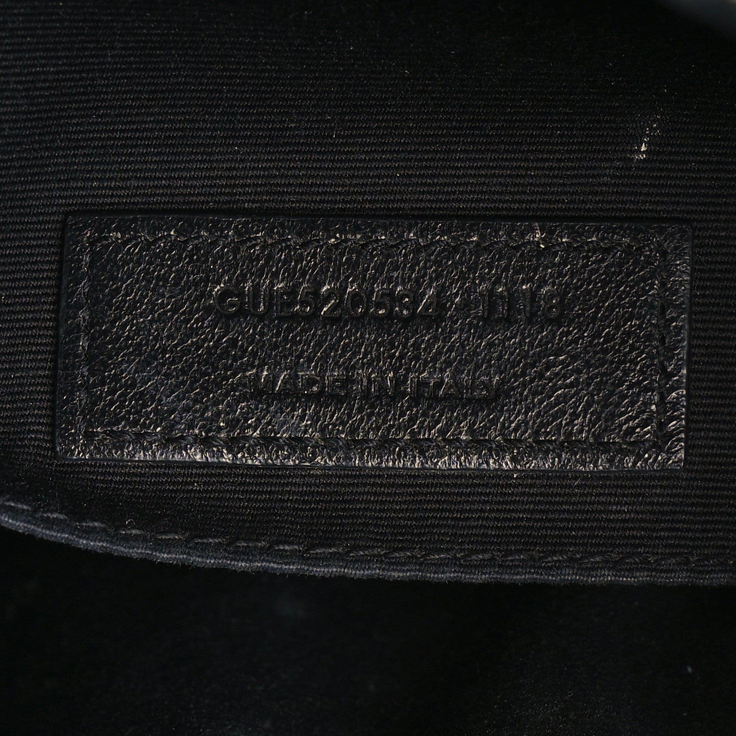 Saint Laurent Calfskin Matelasse Monogram Lou Camera Bag Black 6 of 9