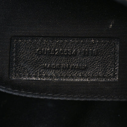 Saint Laurent Calfskin Matelasse Monogram Lou Camera Bag Black 6 of 9
