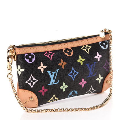 Louis Vuitton Monogram Multicolor Pochette Milla MM Black 3 of 10