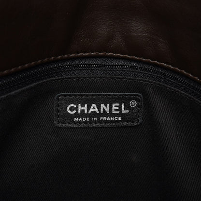 Chanel Calfskin Large Expandable Flap Bag Brown 6 of 10