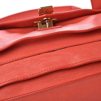 Proenza Schouler Lambskin Medium PS1 Satchel Deep Coral 8 of 9