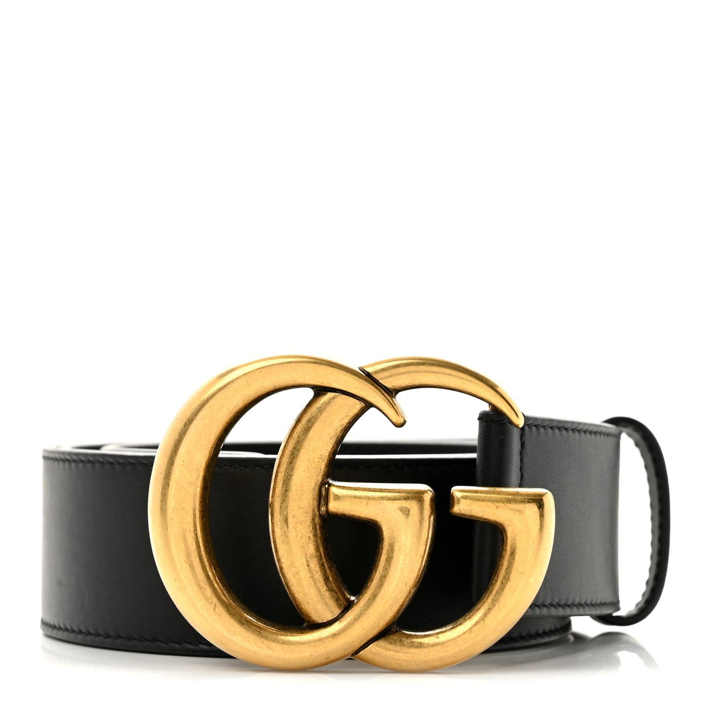 Calfskin Double G 30mm Belt 80 32 85 34 Black