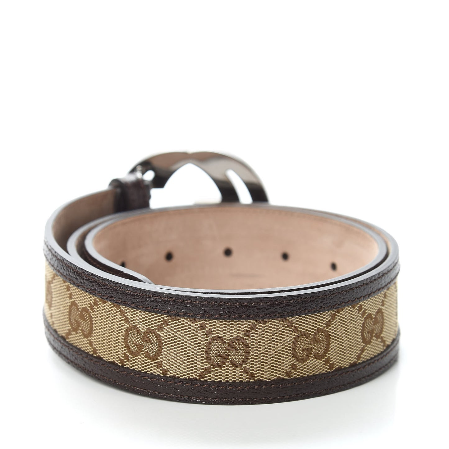 Monogram Interlocking G Belt 80 32 Brown