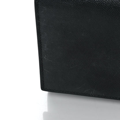Saint Laurent Grain De Poudre Medium Classic Monogram Kate Satchel Black 11 of 11