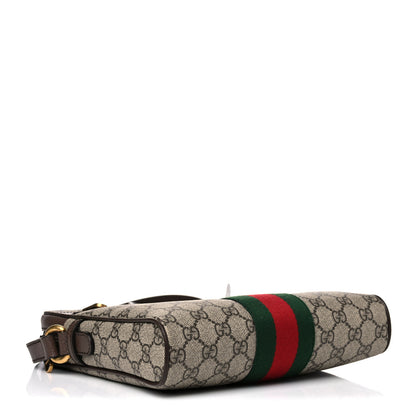 Gucci GG Supreme Monogram Web Small Ophidia Messenger Bag Brown 4 of 13