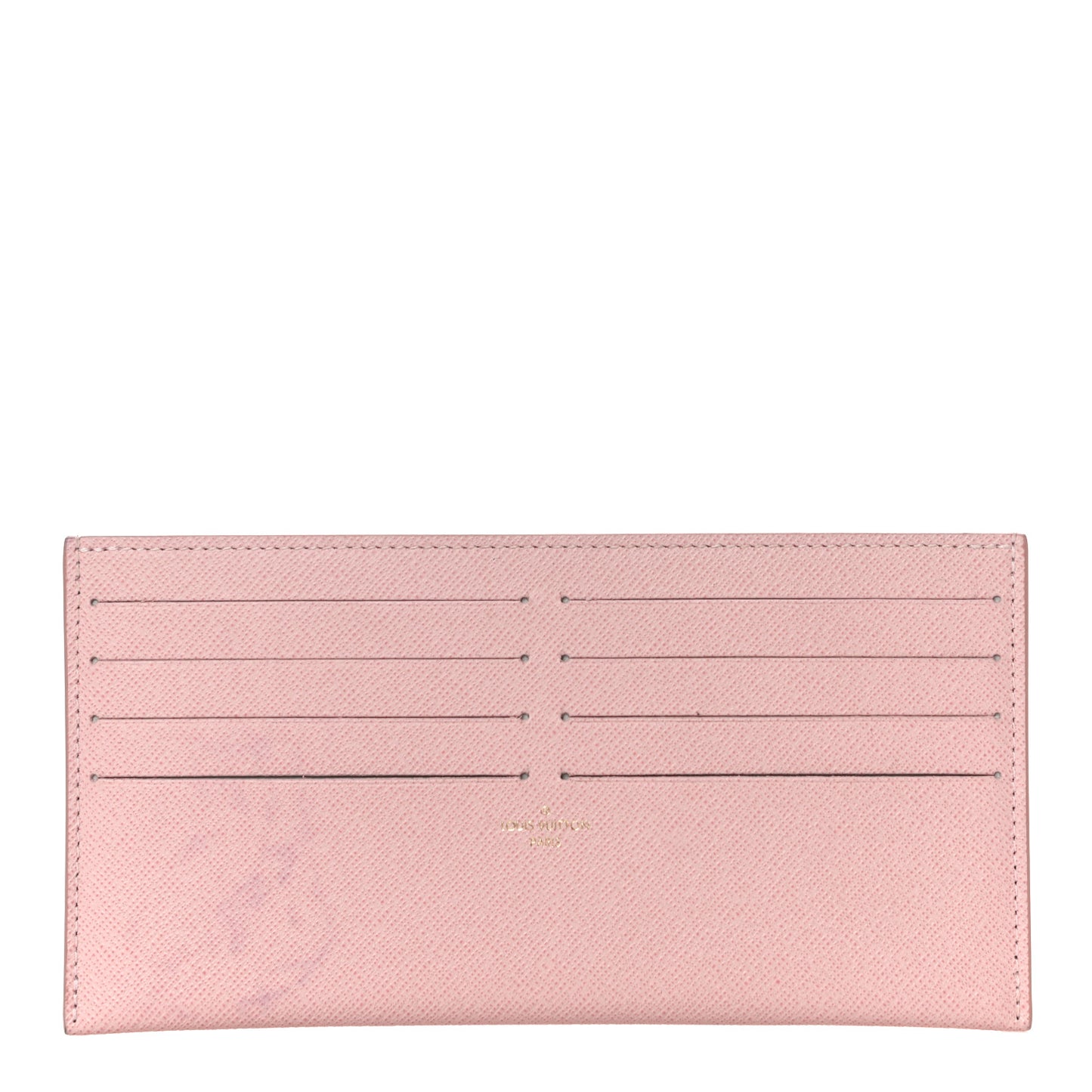 Calfskin Felicie Card Holder Insert Rose Ballerine