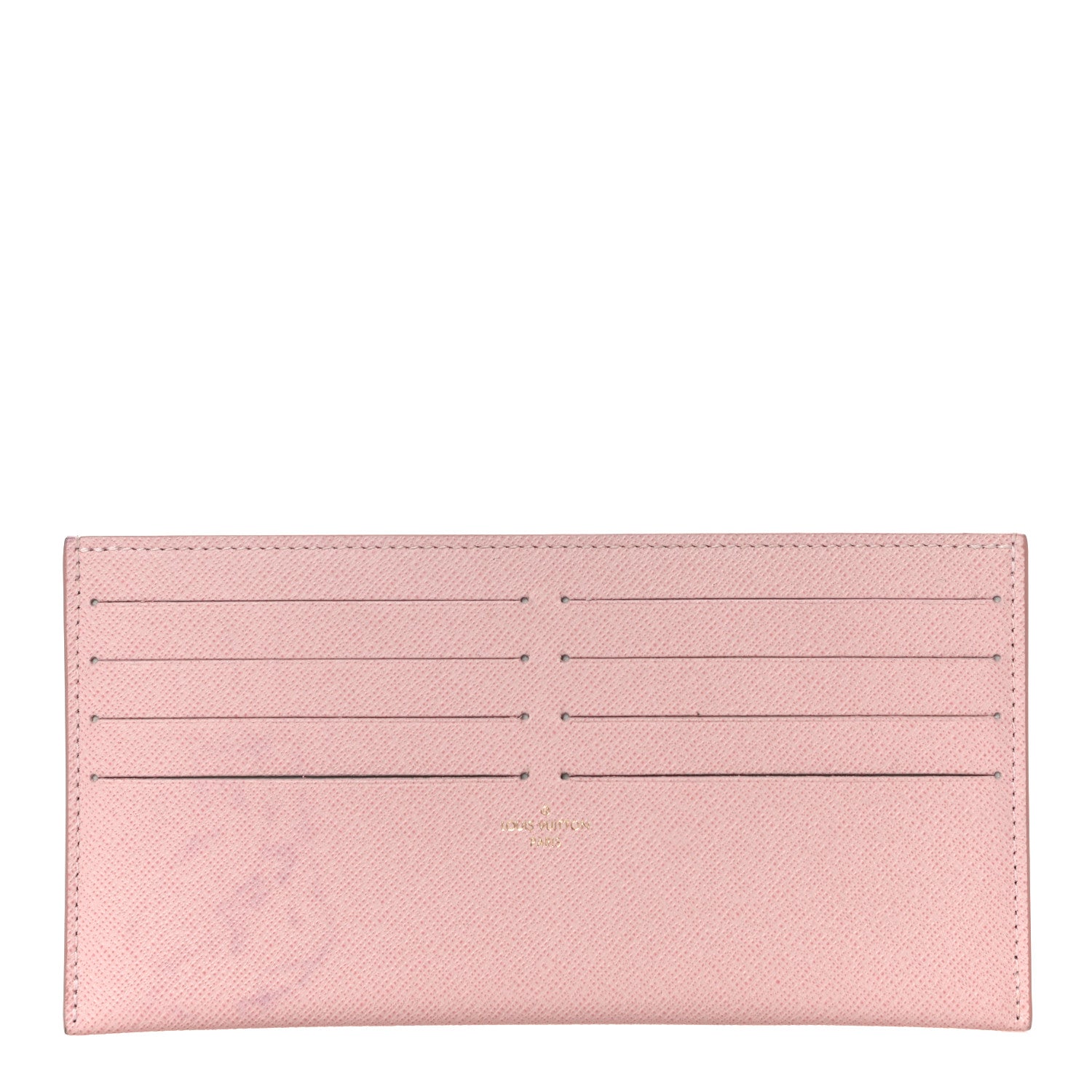 Louis Vuitton Calfskin Felicie Card Holder Insert Rose Ballerine 1 of 9