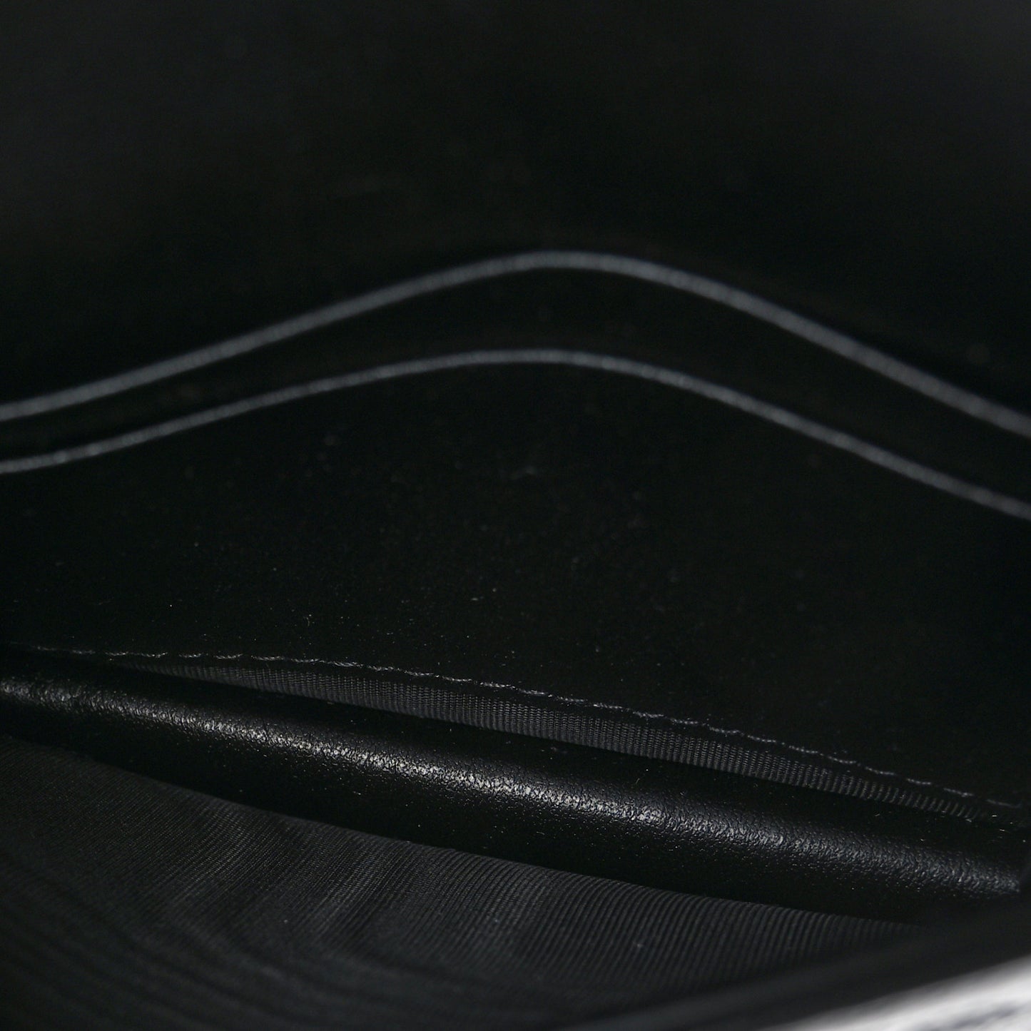 Calfskin Cannage Mini Caro Belt Pouch Black