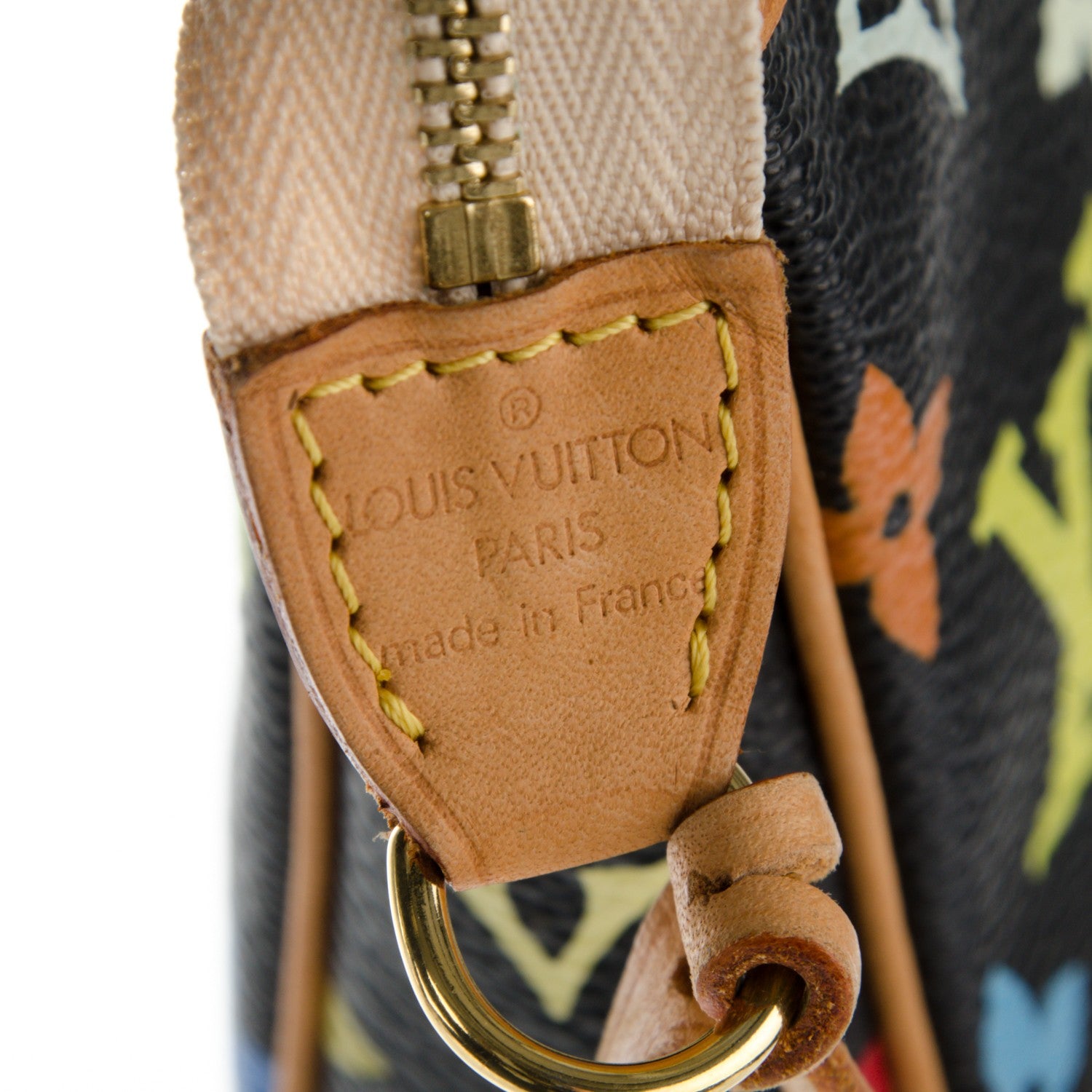 Louis Vuitton Monogram Multicolor Pochette Accessories Black 7 of 8