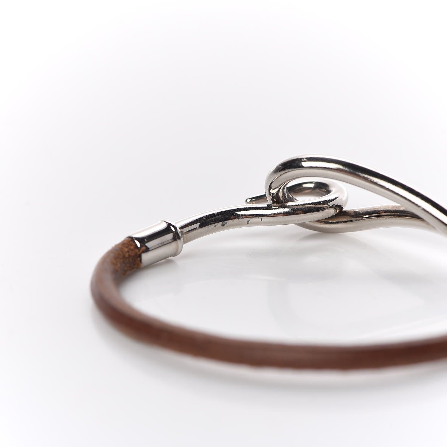 Hermes Natural Bridle Jumbo Hook Bracelet Bouton 4 of 6