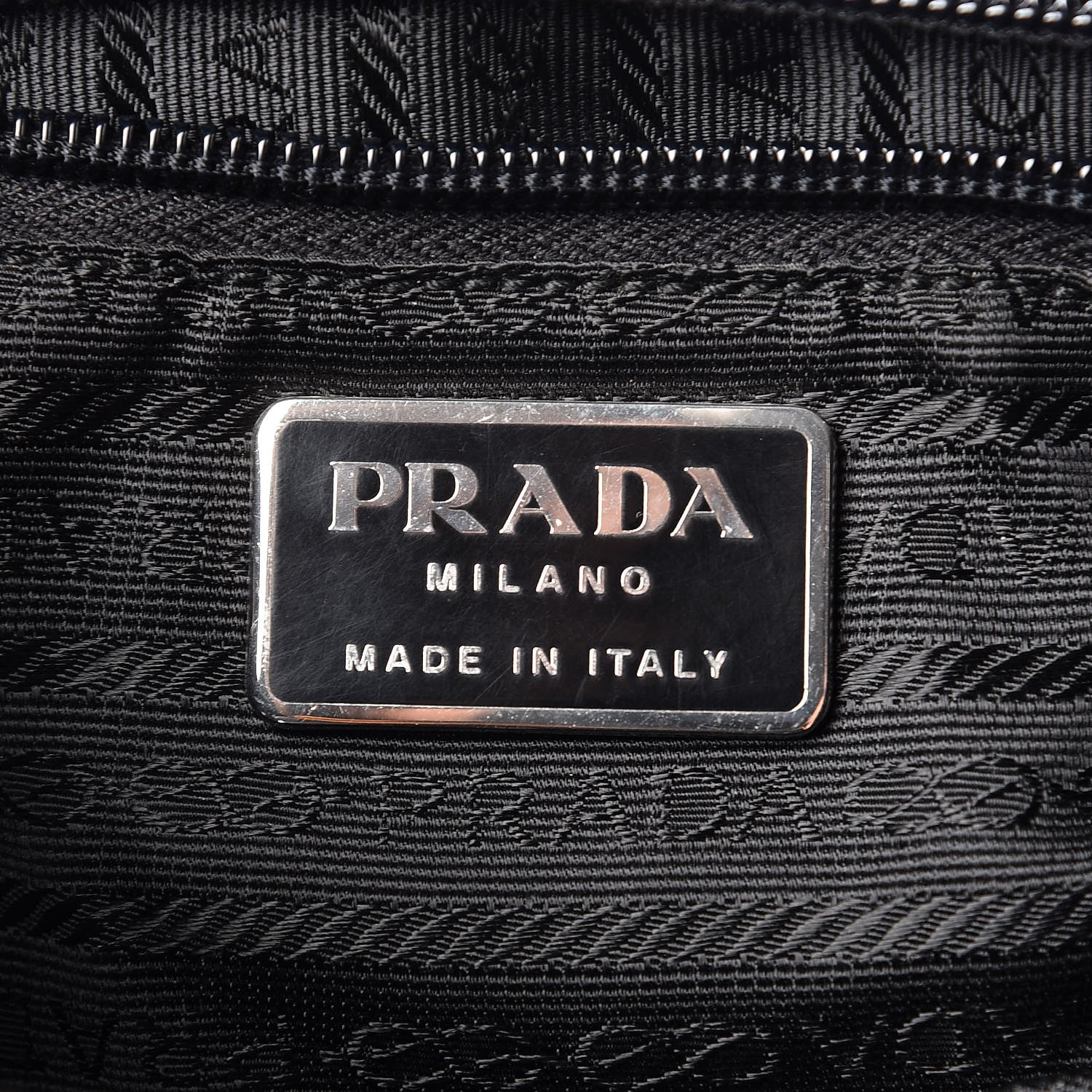 Prada Nylon Vela Medium Backpack Black 6 of 10