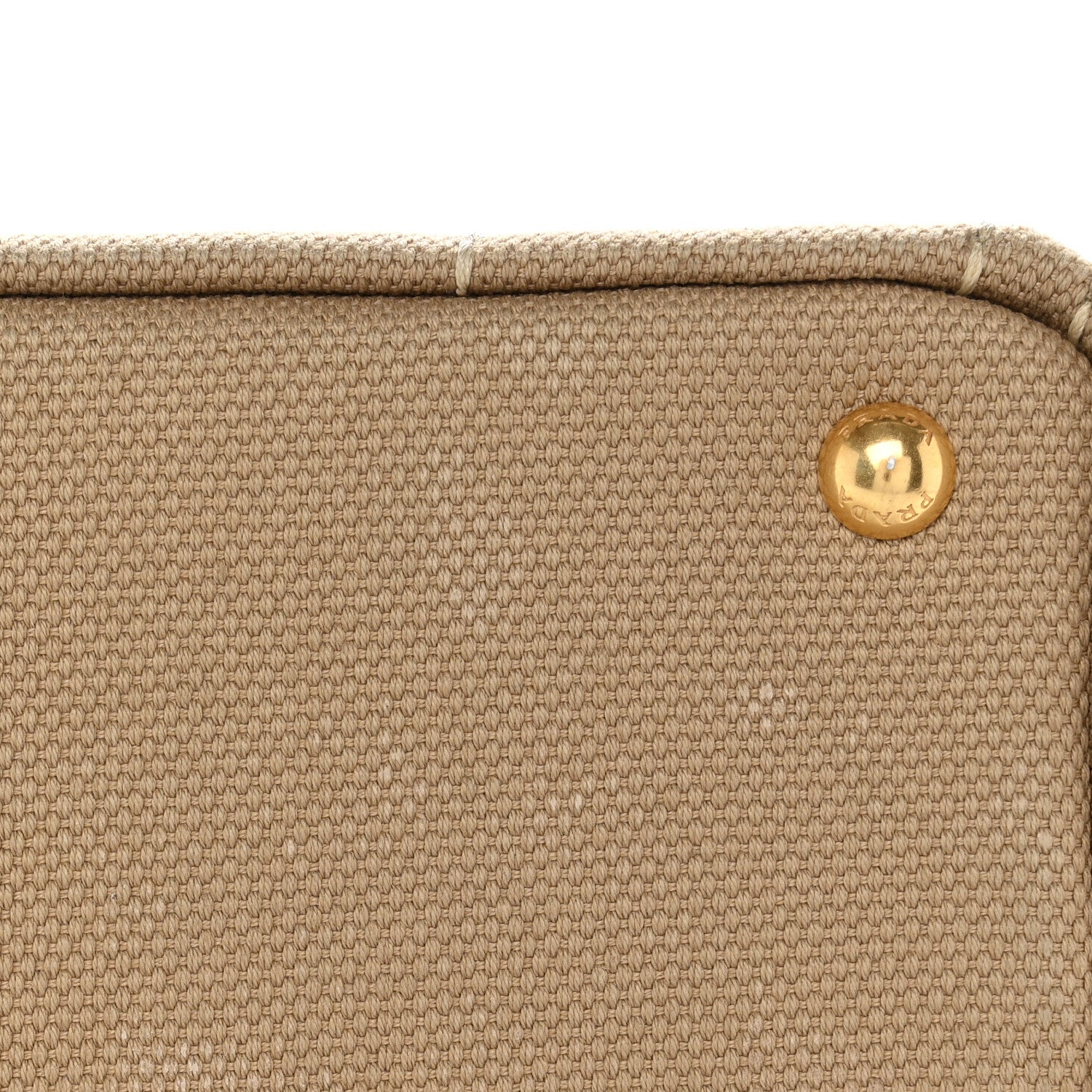 Prada Canapa Small Logo Tote Deserto 11 of 11