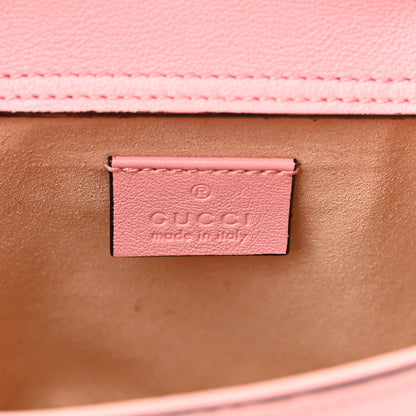Gucci Wonka Grain Calfskin Mini Diana Tote Bag Wild Rose Fuxia Fluo 6 of 16