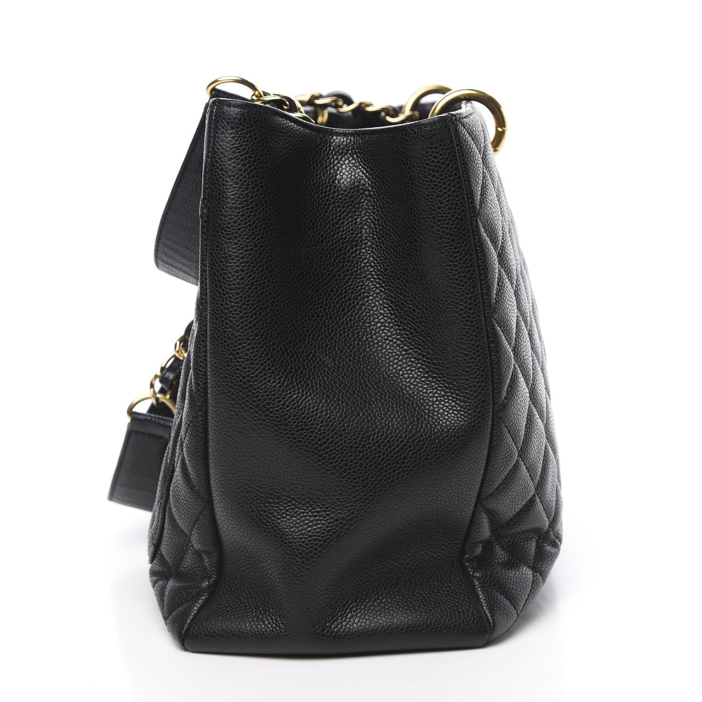 Caviar Quilted XL Grand Shopping Tote GST Black