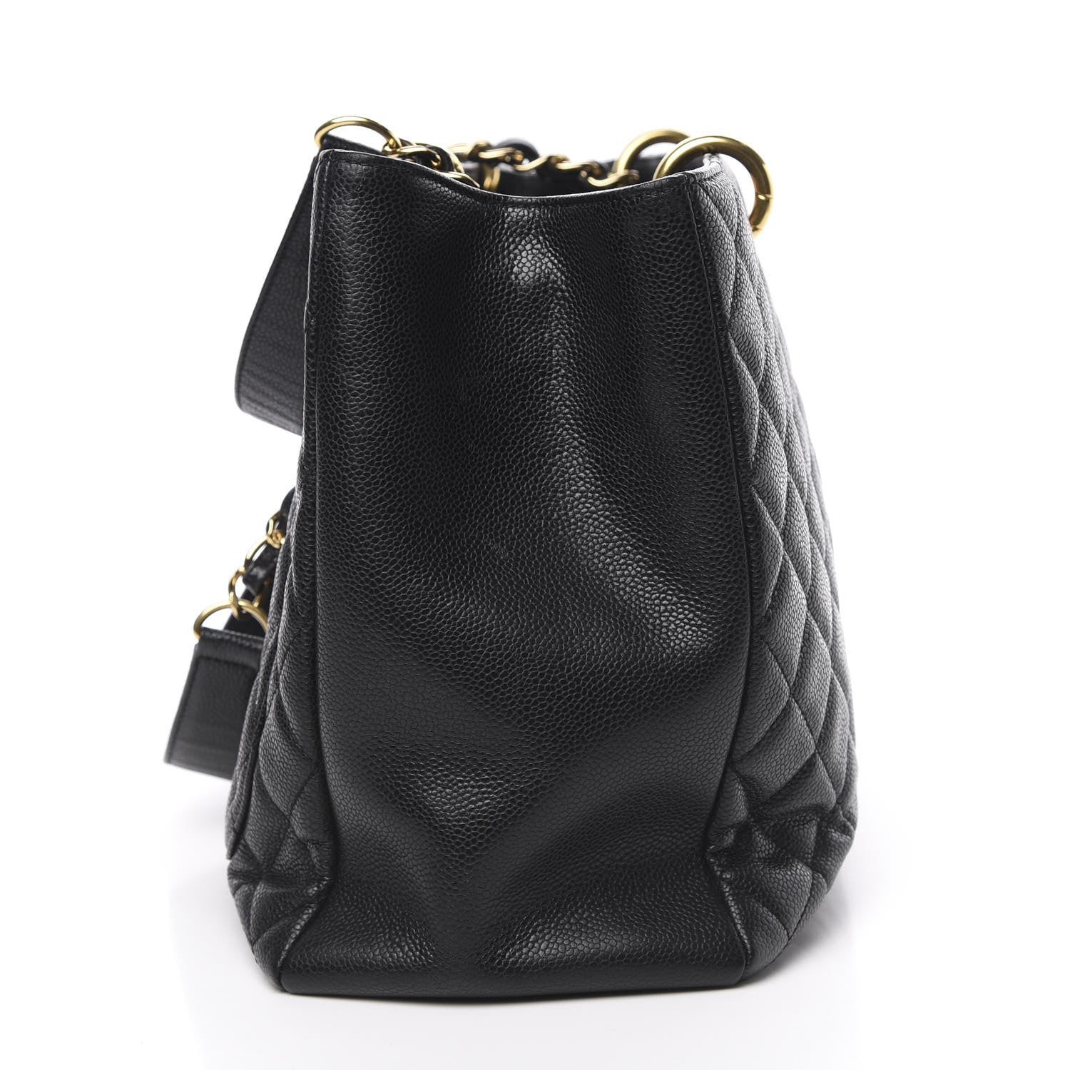 Chanel Caviar Quilted XL Grand Shopping Tote GST Black 11 of 12