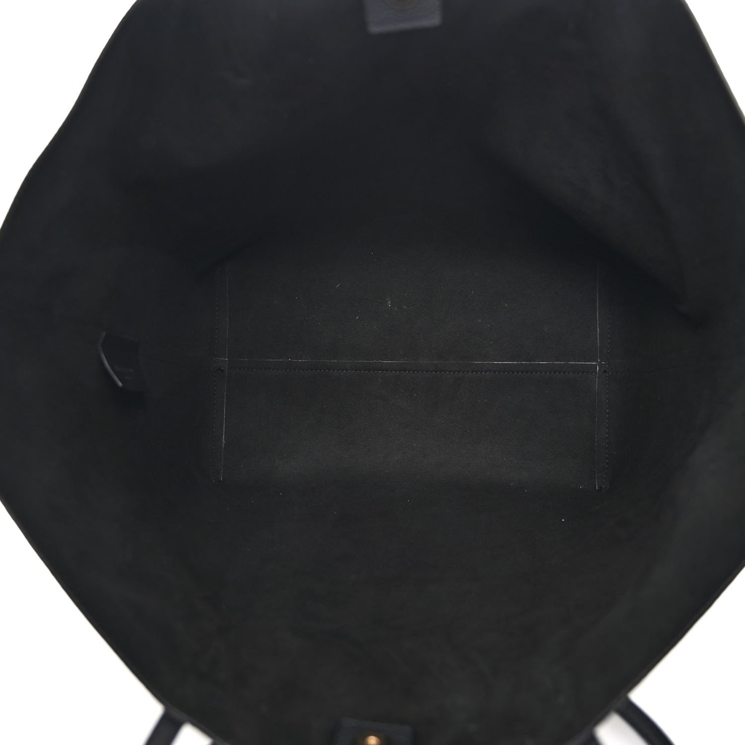 Alexander McQueen Grained Calfskin Skull Open Shopper Tote Black 5 of 11