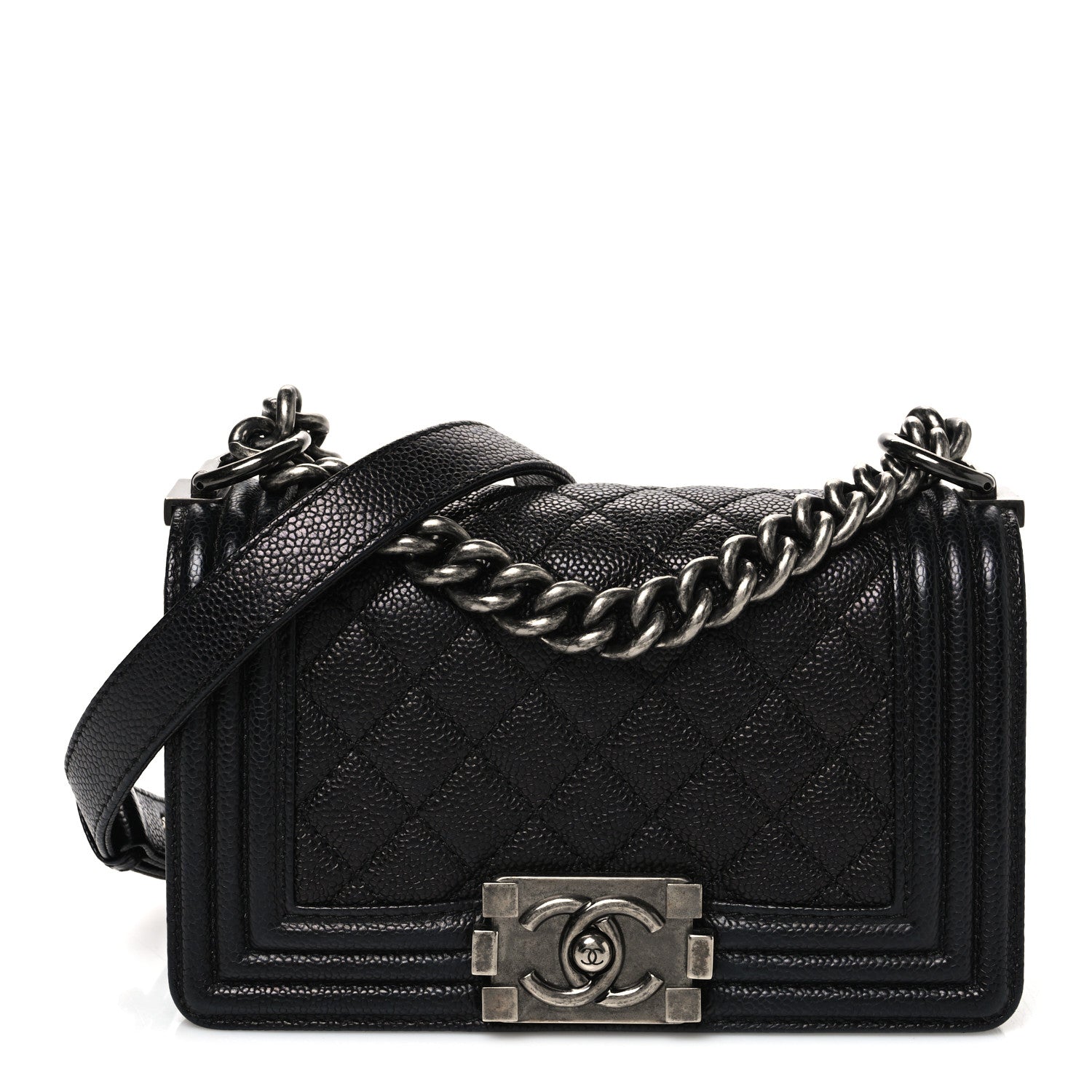 Chanel Caviar Quilted Small Boy Flap Black 1 of 10