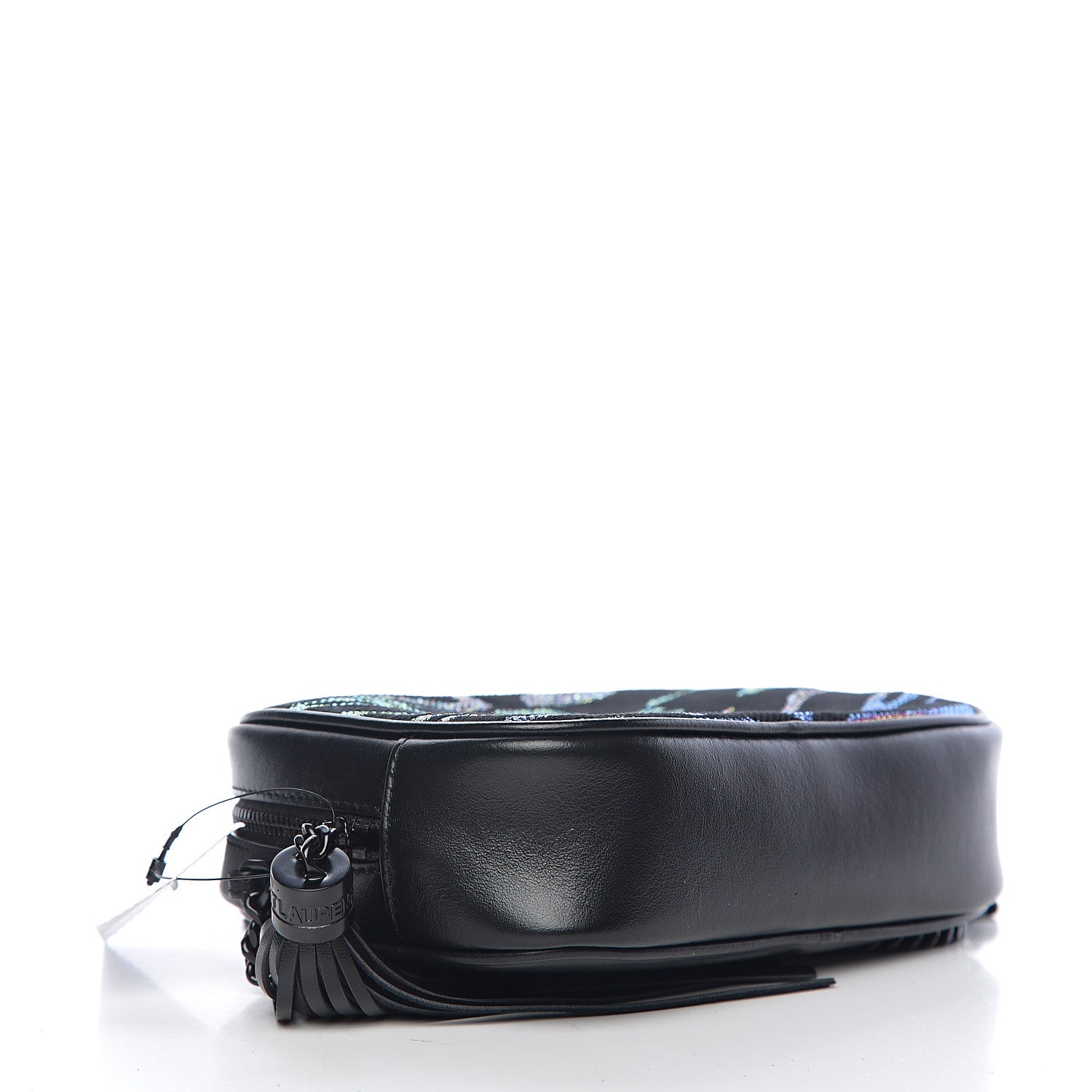 Saint Laurent Calfskin Tiger Burnout Monogram Lou Camera Bag Black Multicolor 3 of 10