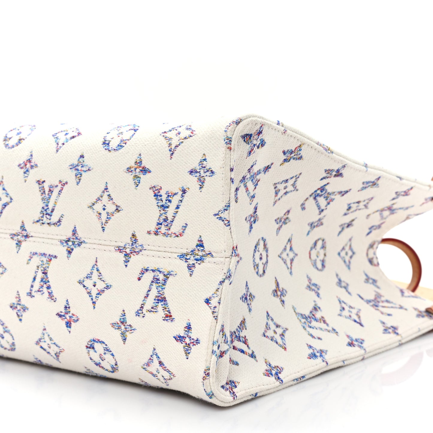 Monogram Jacquard Nautical Onthego MM Multicolor Beige