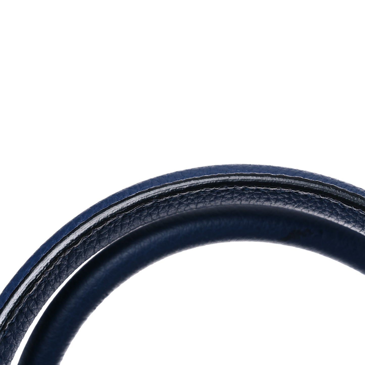 Soft Calfskin Medium Jackie Top Handle Bag Classic Blue Marine