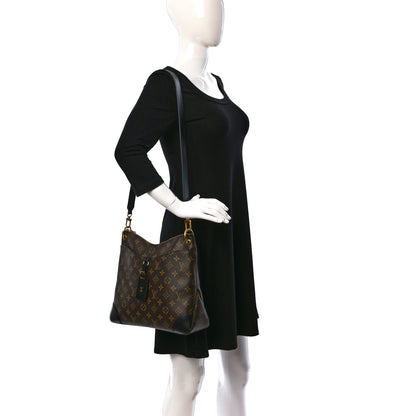 Louis Vuitton Monogram Odeon MM Black 2 of 9
