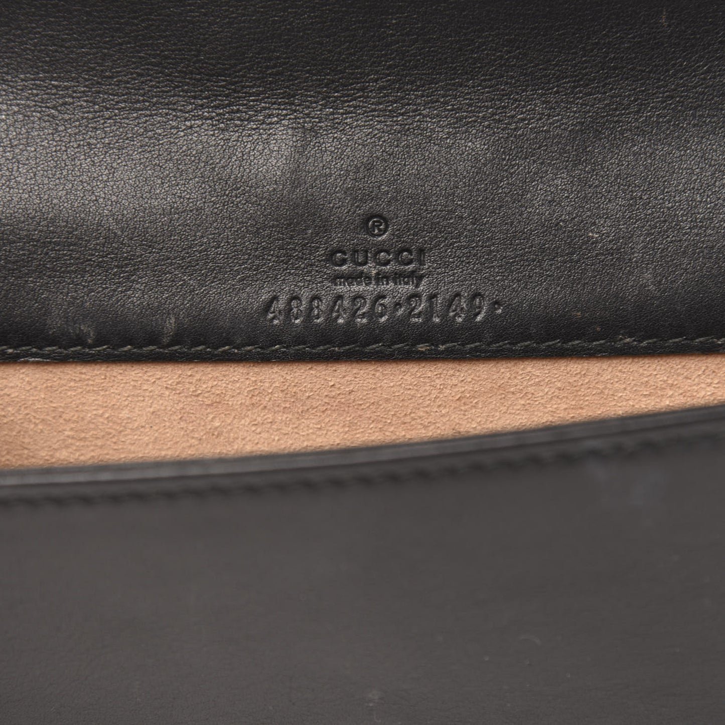Calfskin Matelasse GG Marmont Mini Bag Black