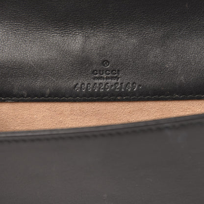 Gucci Calfskin Matelasse GG Marmont Mini Bag Black 6 of 13