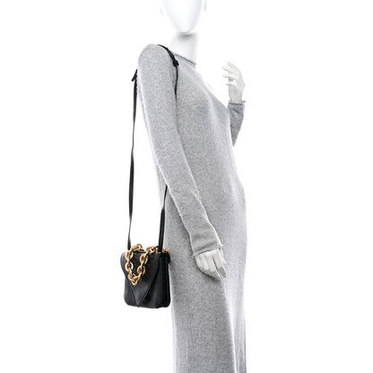 Bottega Veneta BOTTEGA VENETA Calfskin Mount Envelope Bag Black 2 of 9
