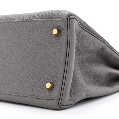 Hermes Togo Kelly Retourne 35 Etain 8 of 17