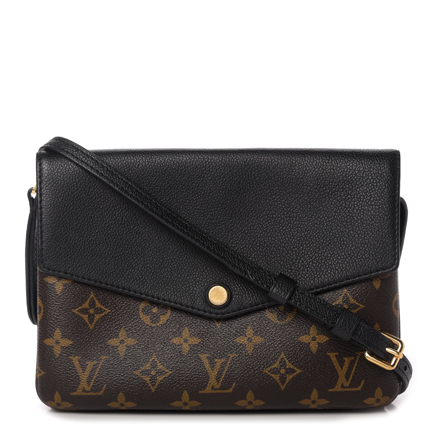 Louis Vuitton Monogram Twice Pochette Black 1 of 10