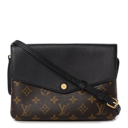Louis Vuitton Monogram Twice Pochette Black 1 of 10
