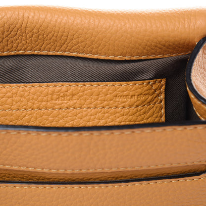Chloe Calfskin Mini Marcie Round Crossbody Bag Burning Camel 6 of 8