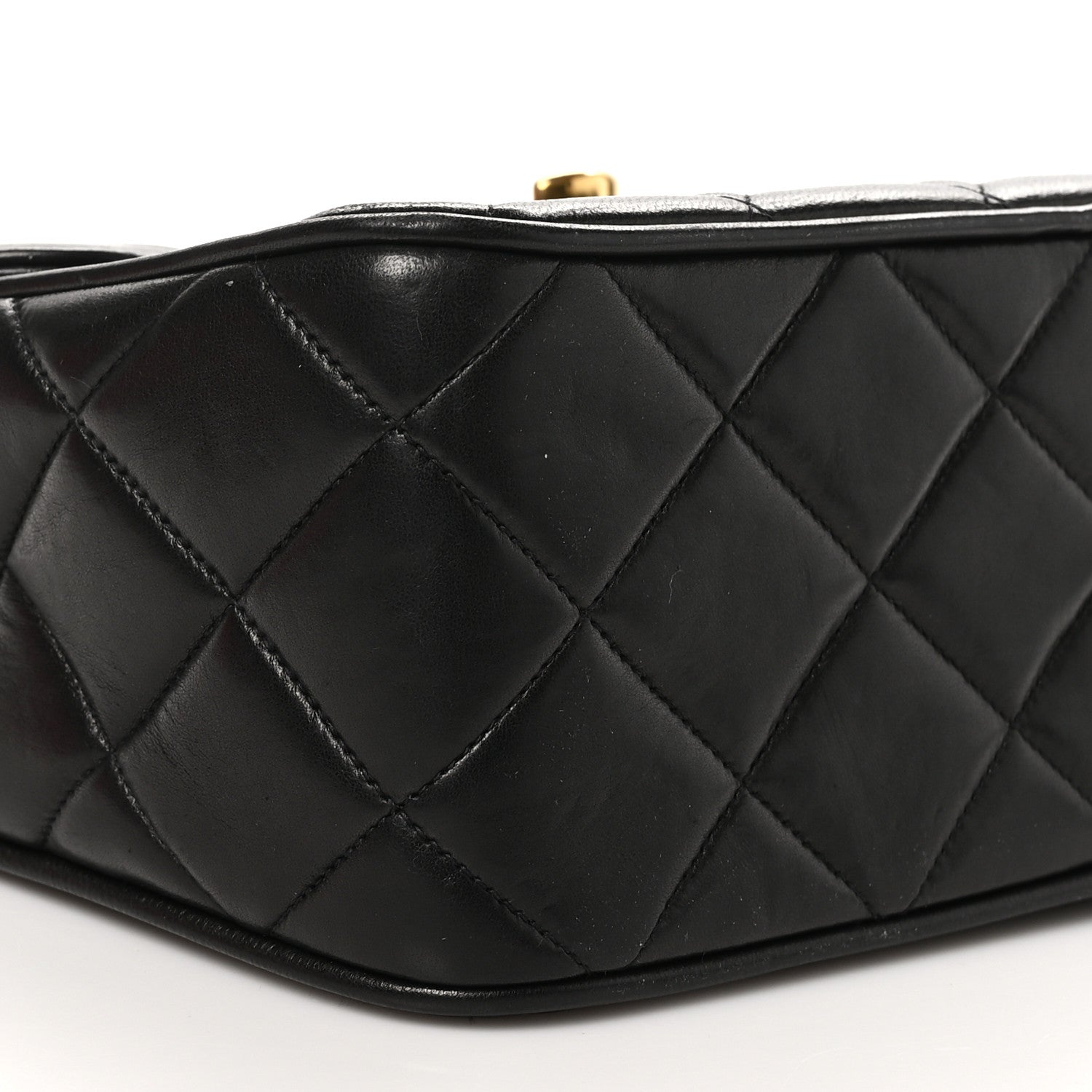 Chanel Lambskin Quilted Medium Square Flap Bag Black 10 of 13