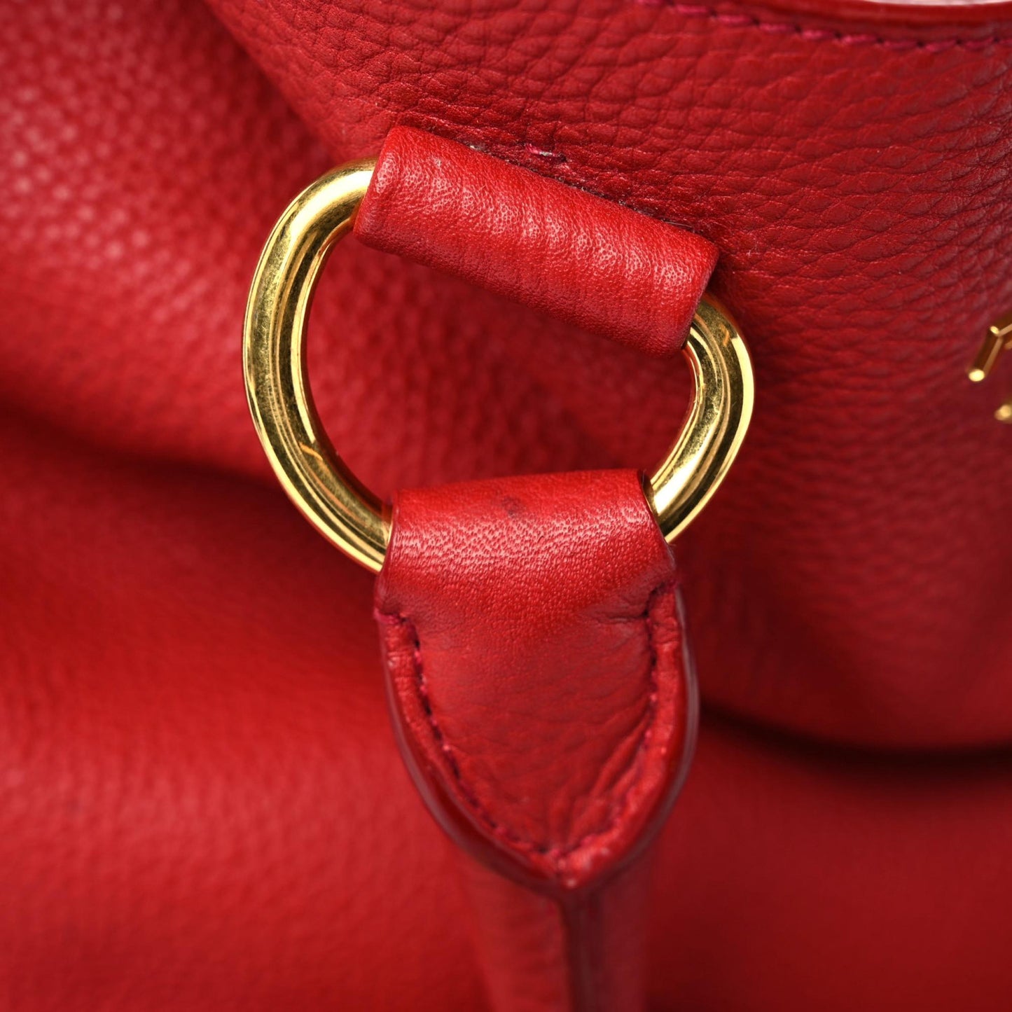 Vitello Daino Tote Rosso