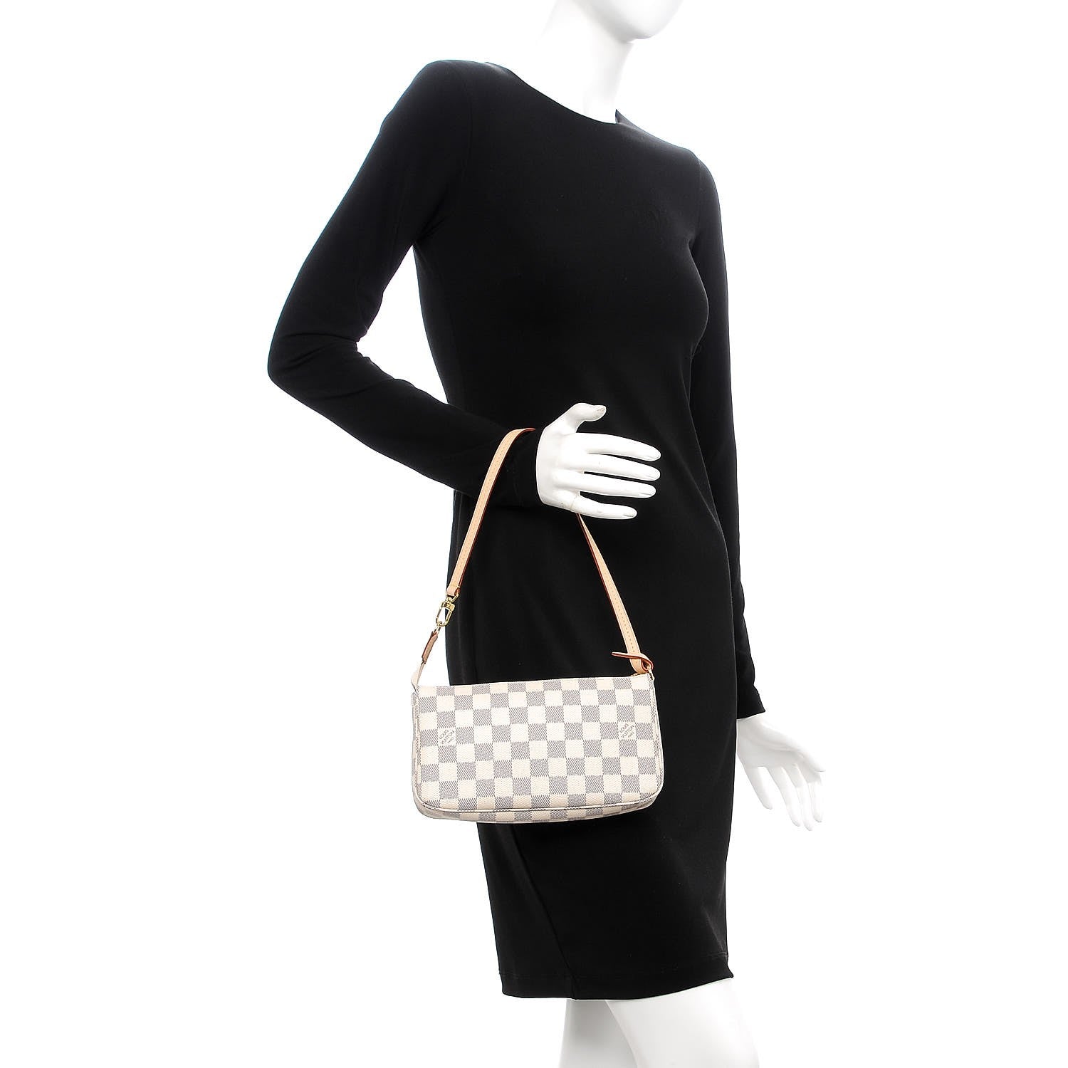 Louis Vuitton Damier Azur Pochette Accessories NM 2 of 7