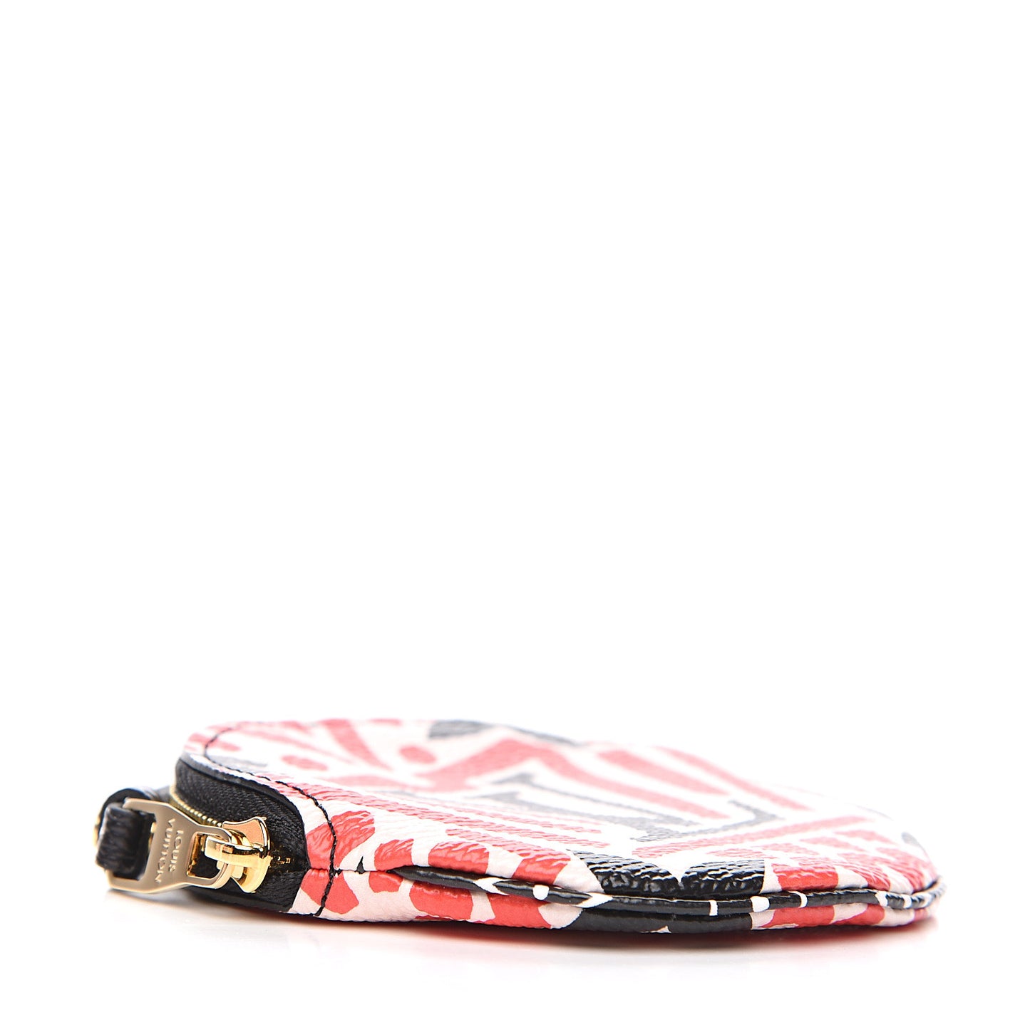 Monogram Giant Crafty Round Coin Purse Creme Rouge
