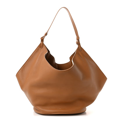 Khaite Calfskin Medium Lotus Tote Nougat 1 of 10