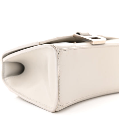 Balenciaga Shiny Box Calfskin Hourglass Top Handle Bag XS Chalky White 10 of 19