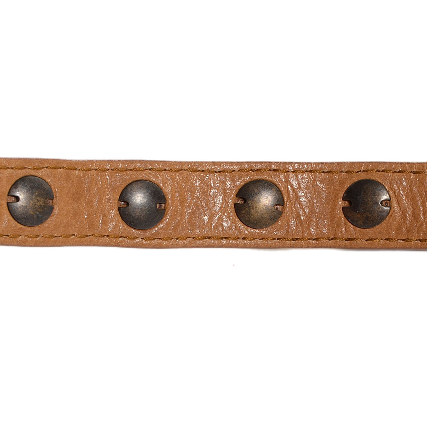 Balenciaga Agneau Arena Classic Hardware All Stud Bracelet Cumin Size Medium 7 of 8