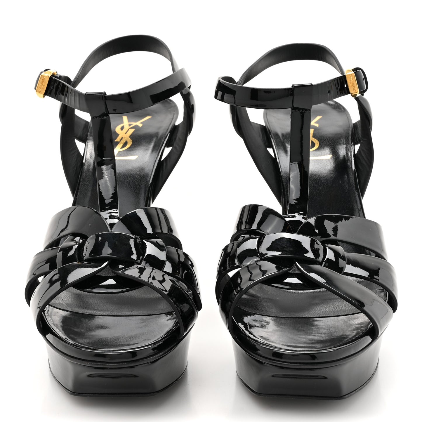 Patent Tribute 105 Platform Sandals 38 Black