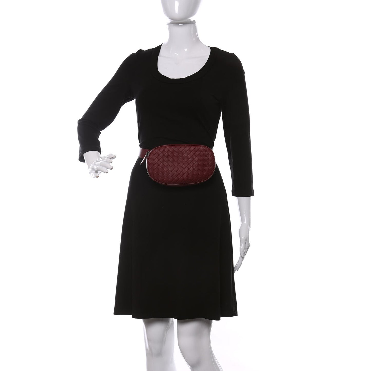 Nappa Intrecciato Belt Bag Eclipse