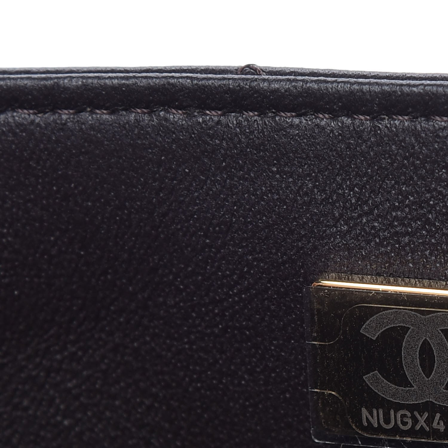 Chanel Lambskin Quilted Mini Rectangular Flap Dark Brown 9 of 11