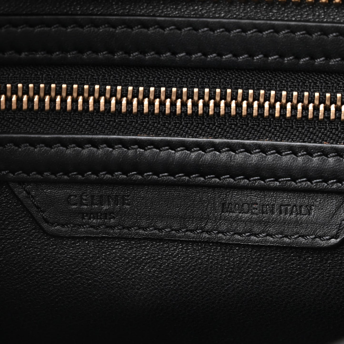 Drummed Calfskin Micro Tri-Color Luggage Rust